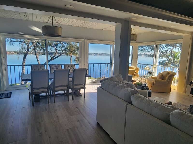 outdoor covered balcony